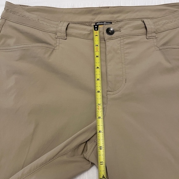 EDDIE BAUER Travex Hiking Shorts Back Zipper Pockets Neutral Gorpcore Camping - Picture 16 of 16